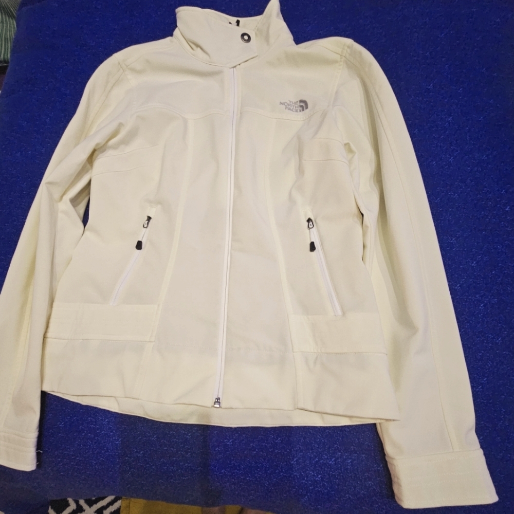 North Face jacket cream size S